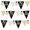 Big Dot of Happiness 30 Piece Law School Graduation Party Pennant Triangle Banner